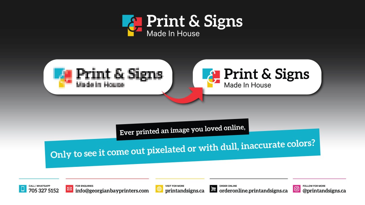 Ever printed an image you loved online, only to see it come out pixelated or with dull, inaccurate colors?