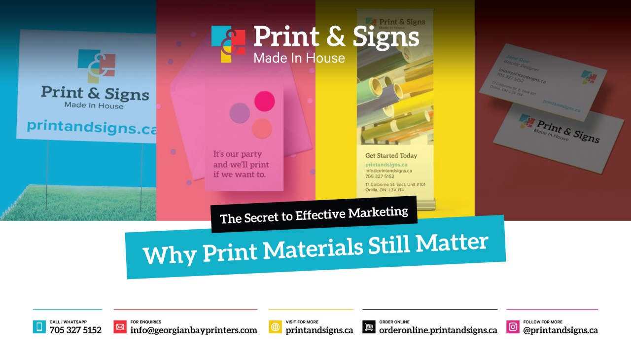 The Secret to Effective Marketing: <br/>Why Print Materials Still Matter