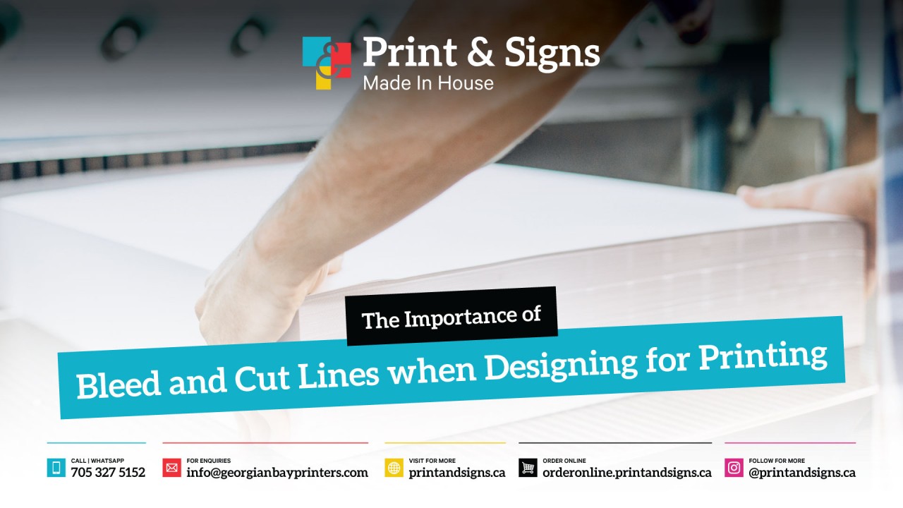 The Importance of Bleed and Cut Lines when Designing for Printing