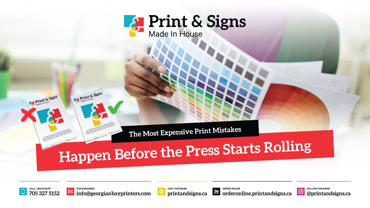 The Most Expensive Print Mistakes Happen Before the Press Starts Rolling
